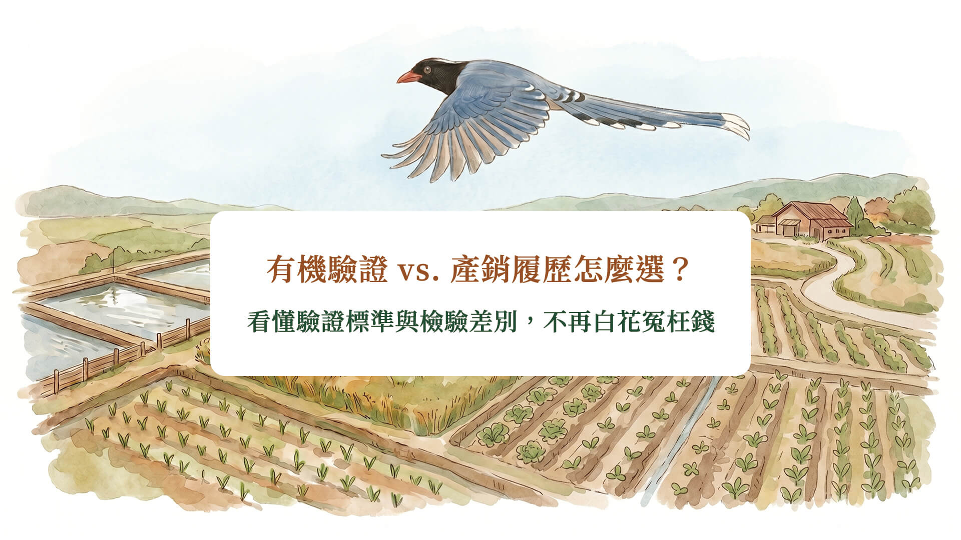 有機驗證 vs. 產銷履歷怎麼選？看懂驗證標準與檢驗差別，不再白花冤枉錢